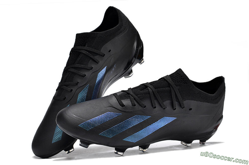Adidas X Speedportal .1 2022 World Cup FG Firm Ground Soccer Cleats - Black/Blue 5