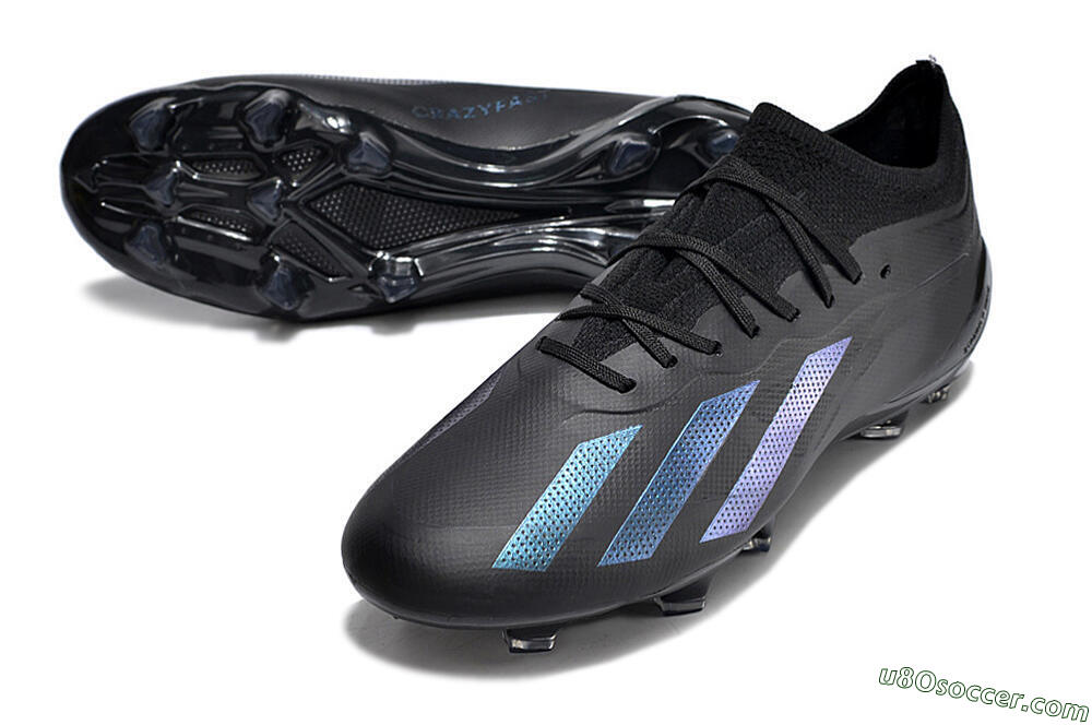 Adidas X Speedportal .1 2022 World Cup FG Firm Ground Soccer Cleats - Black/Blue 3