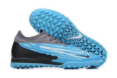 Nike Phantom GX Elite TF Artificial Turf Soccer Shoes - Blue/White/Black