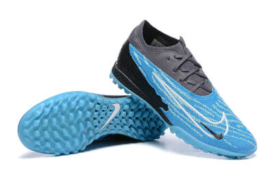 Nike Phantom GX Elite TF Artificial Turf Soccer Shoes - Blue/White/Black