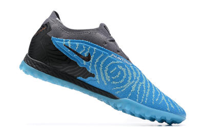 Nike Phantom GX Elite TF Artificial Turf Soccer Shoes - Blue/White/Black