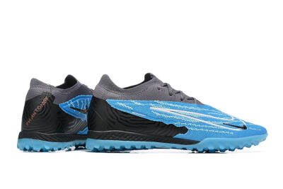 Nike Phantom GX Elite TF Artificial Turf Soccer Shoes - Blue/White/Black