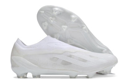 Adidas X Crazyfast+ LL FG Firm Ground Soccer Cleats - White/White/White