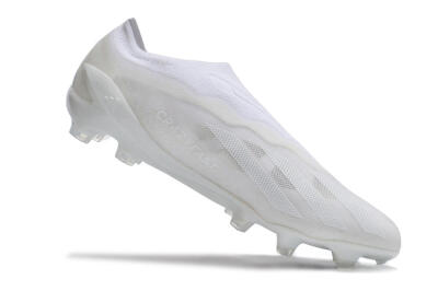 Adidas X Crazyfast+ LL FG Firm Ground Soccer Cleats - White/White/White