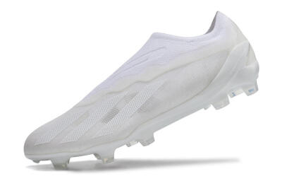 Adidas X Crazyfast+ LL FG Firm Ground Soccer Cleats - White/White/White