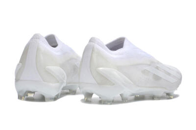 Adidas X Crazyfast+ LL FG Firm Ground Soccer Cleats - White/White/White