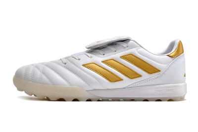 Adidas Copa Gloro TF Artificial Turf Soccer Shoes - White/Gold