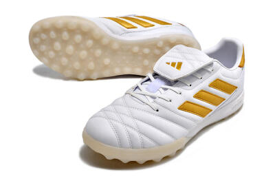 Adidas Copa Gloro TF Artificial Turf Soccer Shoes - White/Gold