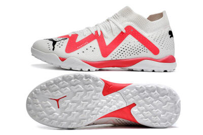 Puma Future X Powercat Tokyo Match TF Artificial Turf Soccer Shoes - White/Red/Black