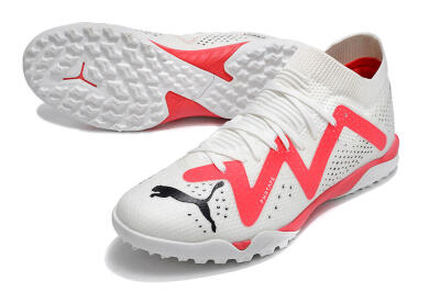 Puma Future X Powercat Tokyo Match TF Artificial Turf Soccer Shoes - White/Red/Black