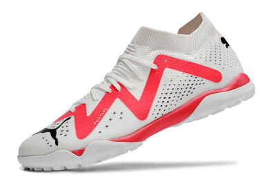 Puma Future X Powercat Tokyo Match TF Artificial Turf Soccer Shoes - White/Red/Black