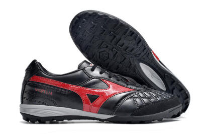 Mizuno Morelia Sala Japn TF Artificial Turf Soccer Shoes - Black/Red/White