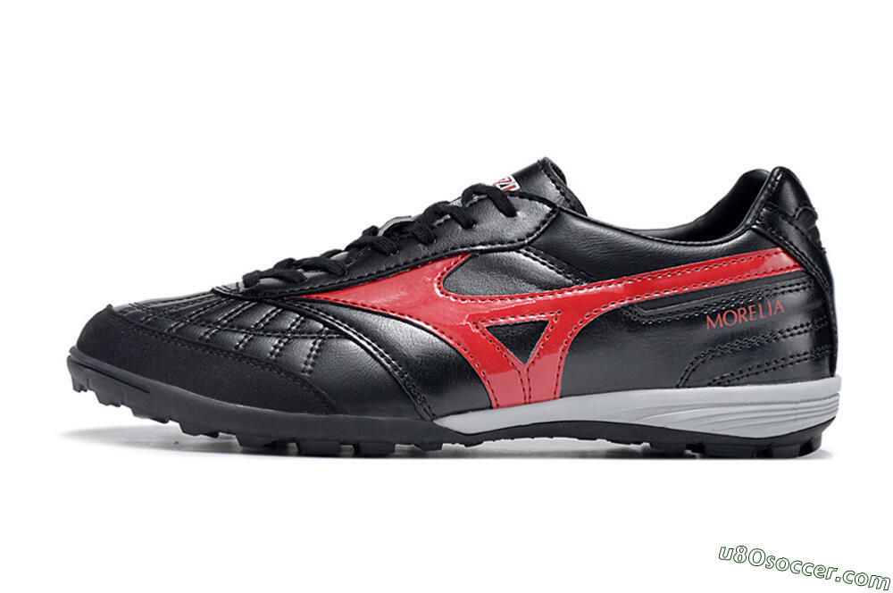 Mizuno Morelia Sala Japn TF Artificial Turf Soccer Shoes - Black/Red/White 2