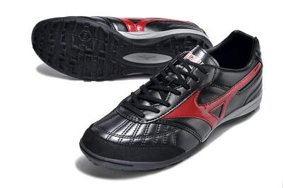 Mizuno Morelia Sala Japn TF Artificial Turf Soccer Shoes - Black/Red/White