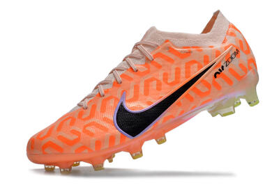 Nike Air Zoom Mercurial Vapor 15 Elite AG Artificial Grass Soccer Cleats - Orange/Black/Purple