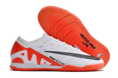 Nike Air Zoom Mercurial Vapor 15 Elite IC Indoor & Futsal Soccer Shoes - White/Black/Red