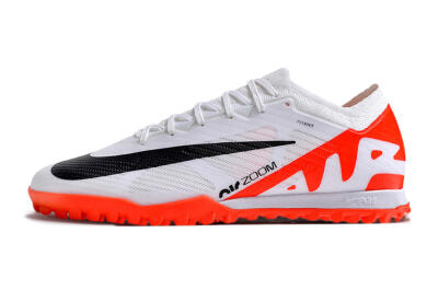 Nike Air Zoom Mercurial Vapor 15 Elite IC Indoor & Futsal Soccer Shoes - White/Black/Red