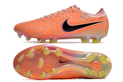 Nike Tiempo Legend 10 Elite FG Firm Ground Soccer Cleats - Orange/Black/Purple