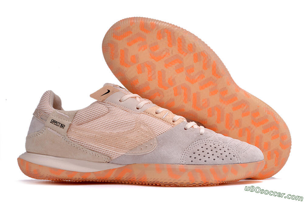 Nike Street Gato IC Indoor & Futsal Soccer Shoes - Pink/Grey 1