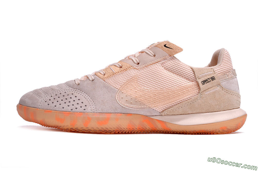 Nike Street Gato IC Indoor & Futsal Soccer Shoes - Pink/Grey 2