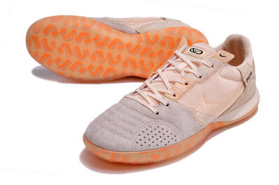 Nike Street Gato IC Indoor & Futsal Soccer Shoes - Pink/Grey