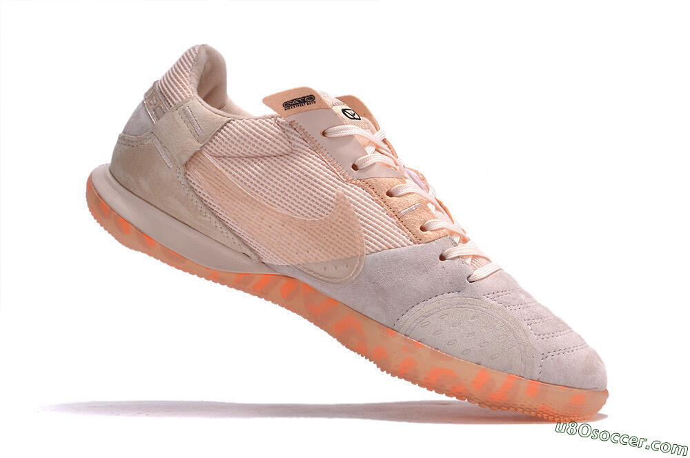 Nike Street Gato IC Indoor & Futsal Soccer Shoes - Pink/Grey 4