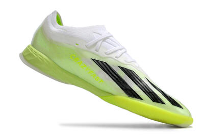 Adidas X Crazyfast.1 IC Indoor & Futsal Soccer Shoes - Green/White/Black