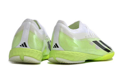 Adidas X Crazyfast.1 IC Indoor & Futsal Soccer Shoes - Green/White/Black