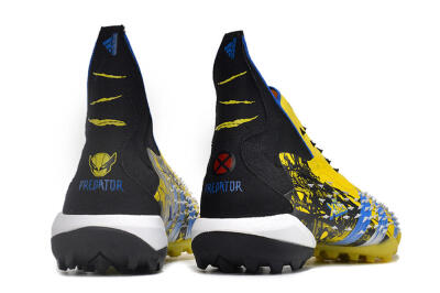 Adidas Predator Freak.1 TF Artificial Turf Soccer Shoes - Yellow/Black/Blue
