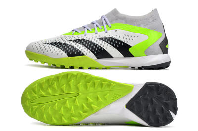 Adidas Predator Accuracy.1 TF Artificial Turf Soccer Shoes - White/Black/Green