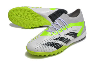 Adidas Predator Accuracy.1 TF Artificial Turf Soccer Shoes - White/Black/Green