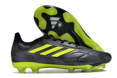 Adidas Copa Pure.1 FG Firm Ground Soccer Cleats - Black/Green