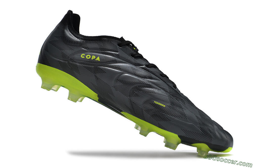 Adidas Copa Pure.1 FG Firm Ground Soccer Cleats - Black/Green 4