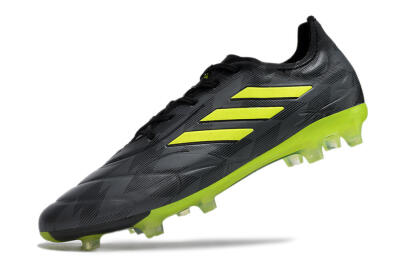 Adidas Copa Pure.1 FG Firm Ground Soccer Cleats - Black/Green