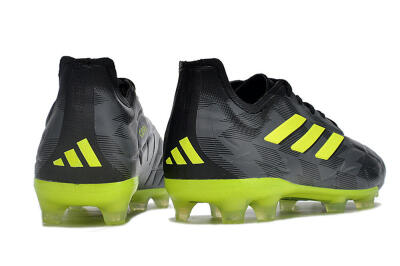 Adidas Copa Pure.1 FG Firm Ground Soccer Cleats - Black/Green