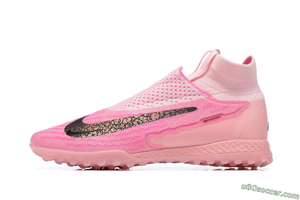 Nike Phantom GX Elite DF TF Artificial Turf Soccer Shoes - Pink/White 1