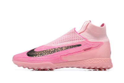 Nike Phantom GX Elite DF TF Artificial Turf Soccer Shoes - Pink/White