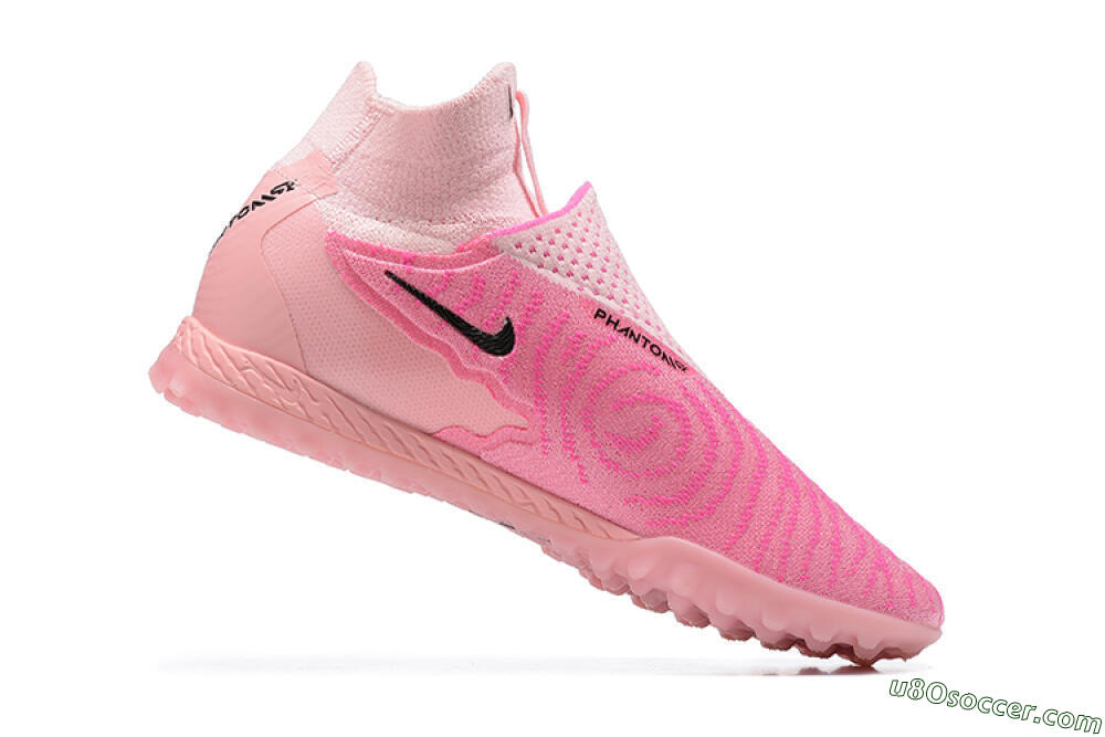 Nike Phantom GX Elite DF TF Artificial Turf Soccer Shoes - Pink/White 7