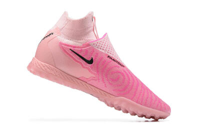 Nike Phantom GX Elite DF TF Artificial Turf Soccer Shoes - Pink/White
