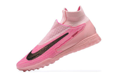 Nike Phantom GX Elite DF TF Artificial Turf Soccer Shoes - Pink/White