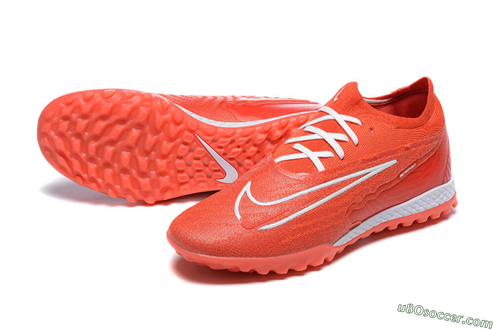 Nike Phantom GX Elite TF Artificial Turf Soccer Shoes - Red/White 3
