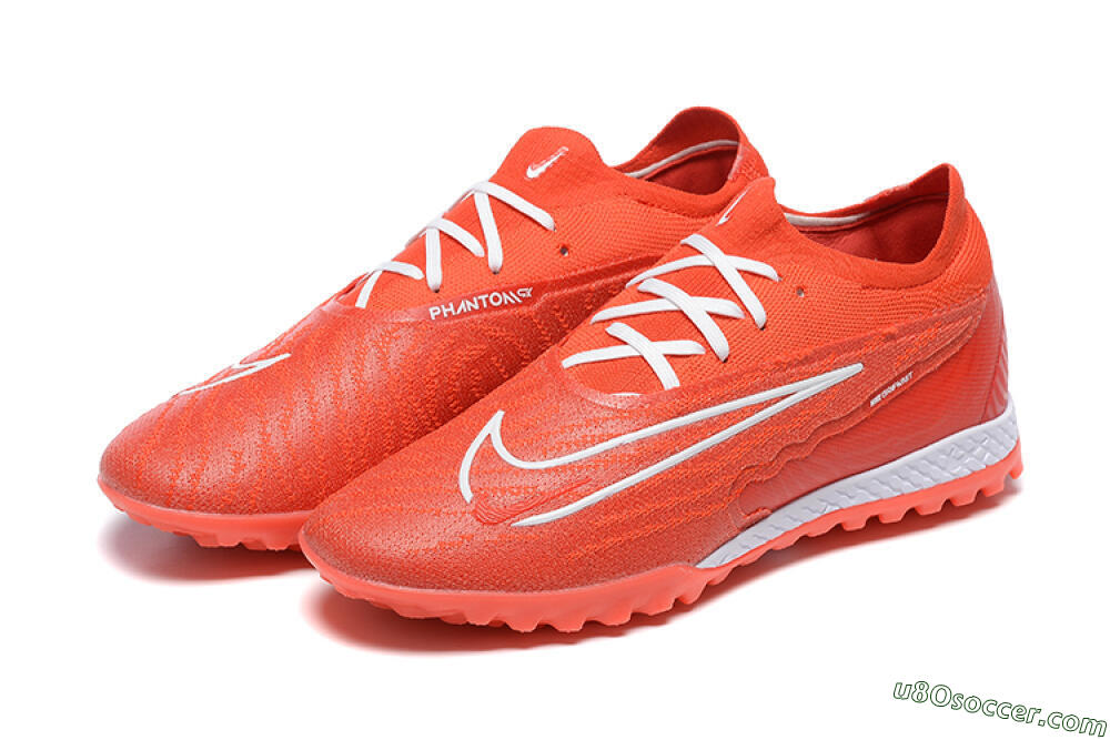 Nike Phantom GX Elite TF Artificial Turf Soccer Shoes - Red/White 5