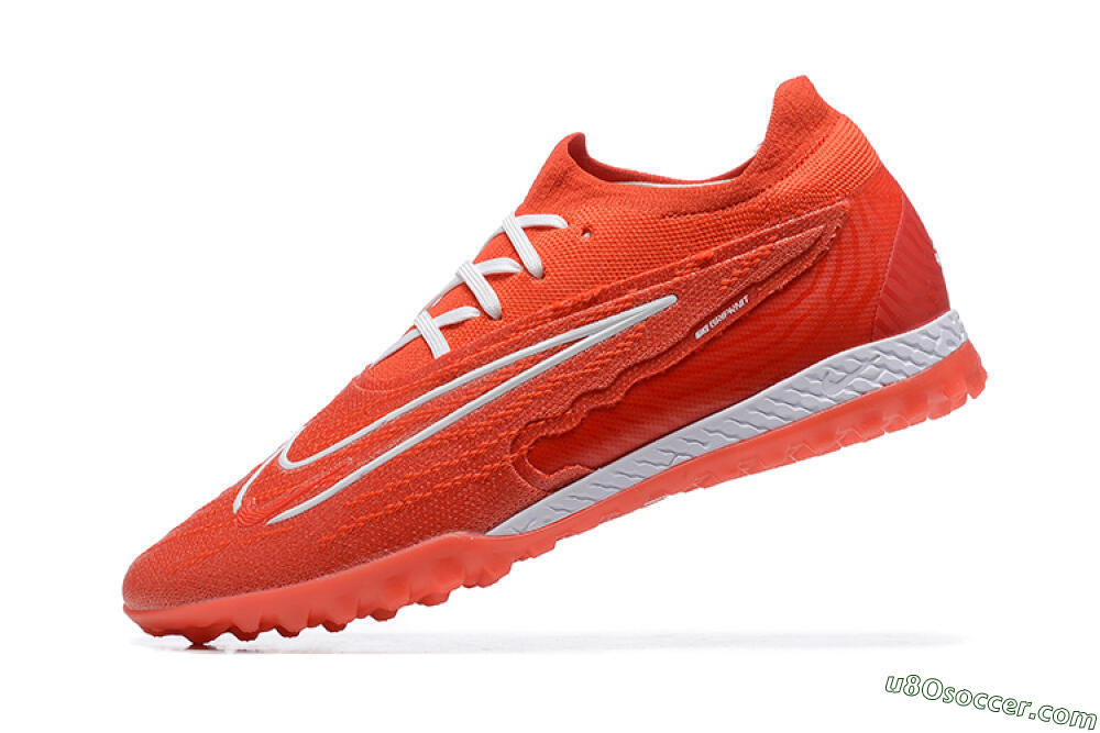 Nike Phantom GX Elite TF Artificial Turf Soccer Shoes - Red/White 8