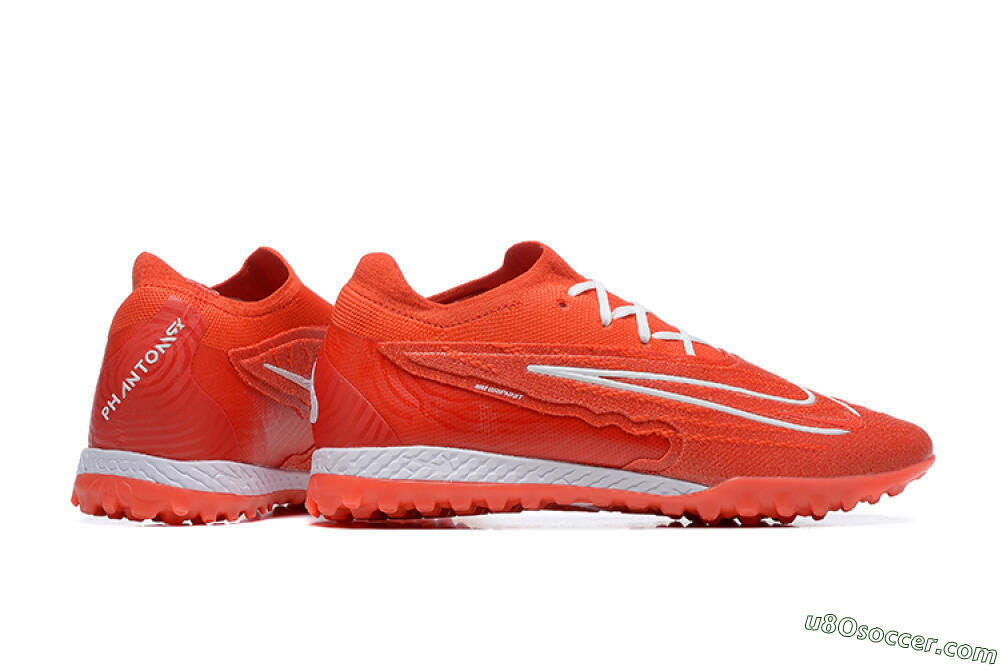 Nike Phantom GX Elite TF Artificial Turf Soccer Shoes - Red/White 9