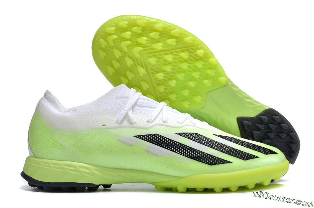 Adidas X Crazyfast.1 TF Artificial Turf Soccer Shoes - Green/White/Black 1