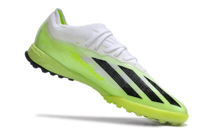 Adidas X Crazyfast.1 TF Artificial Turf Soccer Shoes - Green/White/Black
