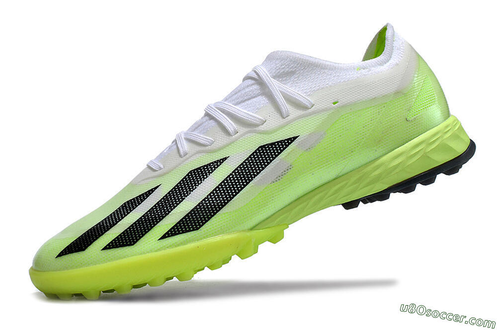 Adidas X Crazyfast.1 TF Artificial Turf Soccer Shoes - Green/White/Black 5