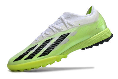 Adidas X Crazyfast.1 TF Artificial Turf Soccer Shoes - Green/White/Black