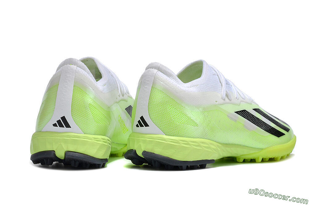 Adidas X Crazyfast.1 TF Artificial Turf Soccer Shoes - Green/White/Black 6