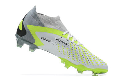Adidas Predator Accuracy.1 FG Firm Ground Soccer Cleats - White/Black/Yellow